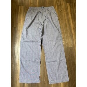 Polo Ralph Laurens Men's Pajama/Loungewear Pants Blue/White Plaid Medium